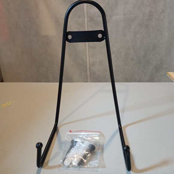 Plate Wall Hangers Black New with Hardware Set of 6 New - Picture 1 of 7